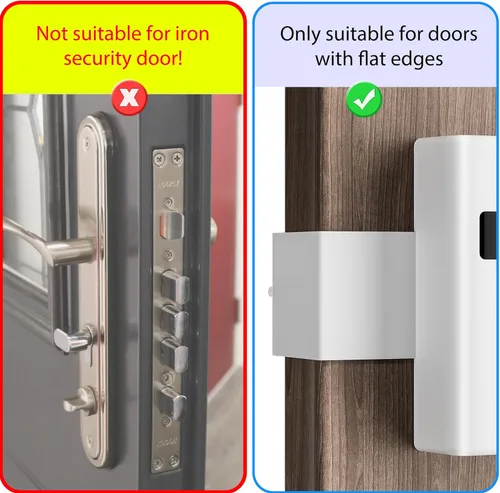 Miniatura 3 de Soporte Antirrobo para Timbre de Video, Soporte AHBTEYM Sin Taladro Soporte Portador Accesorios para Alquileres de Apartamentos y Casas Compatible