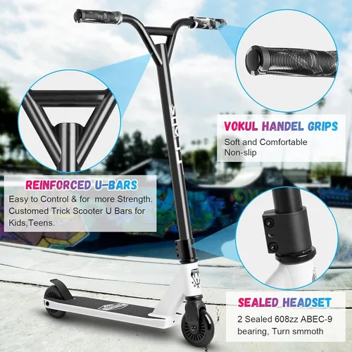 Miniatura 4 de VOKUL Patinete Pro Completo para niños, niños y niñas adolescentes desde 6 años - Patinete de acrobacias Pro Stunt para trucos de estilo libre