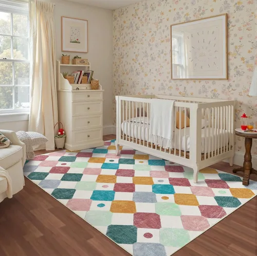 Miniatura 36 de jinchan Alfombra a rayas de 2 x 3 para entrada, alfombra de cocina, tapete pequeño, antideslizante, ligero, de bajo perfil, decoración para entrada