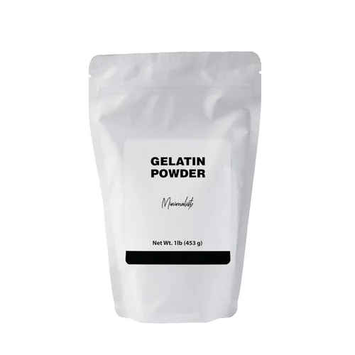 Minimalist Gelatina en polvo, ideal para cocinar y hornear, empaquetado para mayor comodidad en una bolsa resellable (16 onzas)