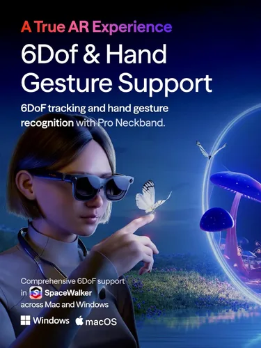 Miniatura 4 de VITURE Lentes Luma Ultra AR de 152 pulgadas, soporte completo 6Dof, gestos de mano AR, 52° FOV, 1500 Nits, lentes XR para iPhone 17/16/15, Android