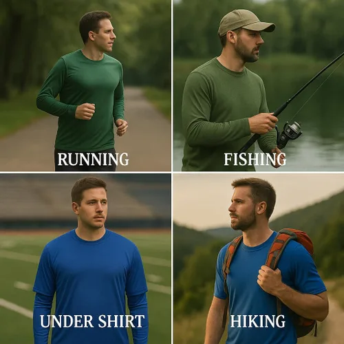 Miniatura 7 de Opna - Camisetas de manga larga deportivas absorbentes de humedad para hombre