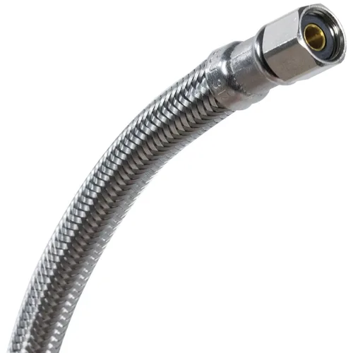 Miniatura 3 de Certified Appliance Accessories Línea de agua para máquina de hielo, 25 pies, núcleo de PVC con acero inoxidable trenzado de alta calidad