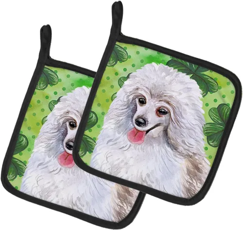 Miniatura 4 de Caroline's Treasures BB9655PTHD - Juego de soportes para ollas de cocina resistentes al calor, almohadillas calientes para horno, 7 1/2 x 7 1/2