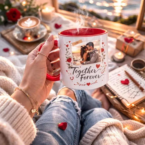 Miniatura 9 de Taza de café personalizada de 11 onzas de cerámica – Agregue foto, texto o logotipo Taza con imagen personalizada, impresión a doble cara, apta