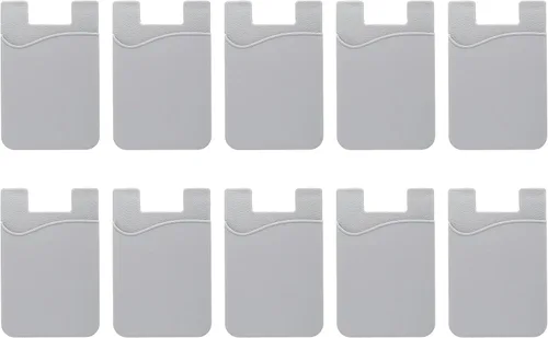 Miniatura 16 de DISCOUNT PROMOS Maya Basic - Juego de carteras de silicona para teléfono 10/50/100 - Texto personalizable, logotipo, adhesivo fuerte