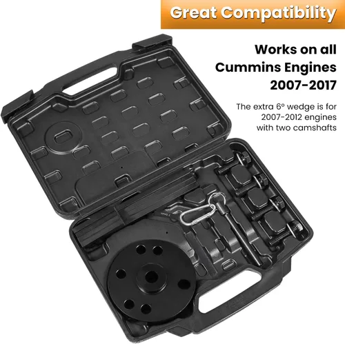 Miniatura 3 de 3163021 Kit de herramientas de sincronización de leva + 3163530 Herramienta de ajuste de freno de motor de 7 mm para motor Cummins ISX QSX X15
