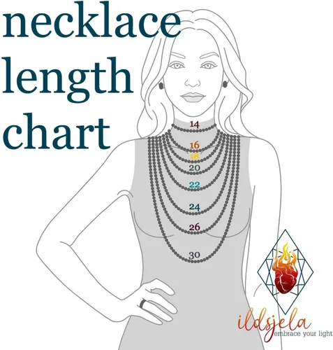 Miniatura 7 de I AM SERIES - Collar de piedras preciosas genuinas y metal semiprecioso 7 chakras