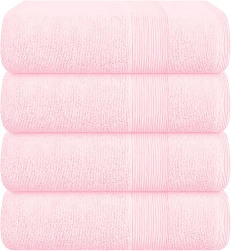 Miniatura 13 de Belizzi Home Toallas de Baño Extragrandes Premium de Algodón Paquete de 2, 35x70 - 100% Algodón Puro - Ideal para Uso Diario - Ultra Suave y Morado