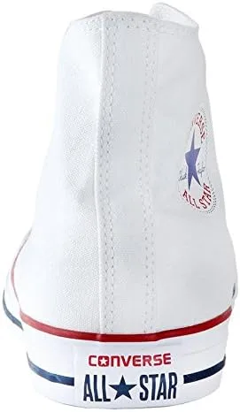 Miniatura 4 de Converse - Tenis Chuck Taylor All Star de cuero de alta calidad, de tobillo alto, para niño, blanco (Optical White)