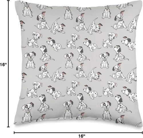 Miniatura 4 de Disney Classic 101 Dálmatas cachorros suave gris, 16 x 16, multicolor