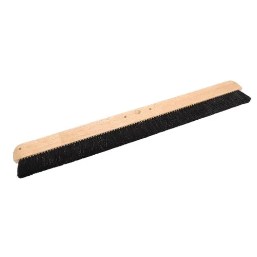 MARSHALLTOWN Escoba de hormigón con respaldo de madera de 36 pulgadas, cerdas de crin de caballo, fabricada en los Estados Unidos, 6598