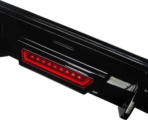 Miniatura 7 de NINTE Difusor trasero con luz de freno LED para Toyota Camry SE XSE Sedan solo 2018-2024 ABS negro brillante parachoques trasero labio