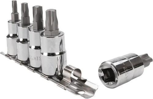 Miniatura 4 de Juego de enchufes de brocas Mortorq de Performance Tool W13500, 5 piezas - Kit de brocas Torx de grado profesional para aplicaciones automotrices e