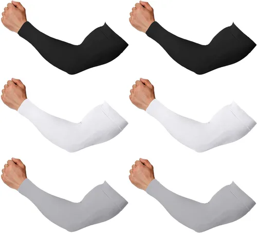 Miniatura 9 de 4 pares de mangas de brazo para hombres y mujeres - para cubrir tatuajes - manga deportiva refrescante para baloncesto, golf, fútbol