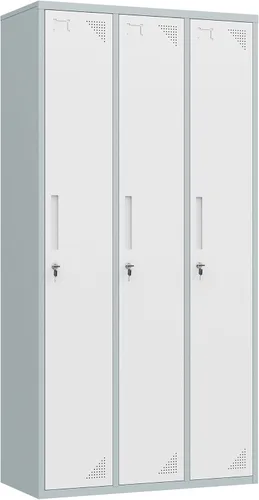 Letaya Taquillas de metal para empleados, gabinete de almacenamiento de 71 pulgadas con cerradura, armario de almacenamiento de acero para gimnasio,