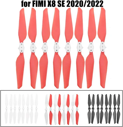 Miniatura 2 de SeiZed 2/4 pares de hélices de liberación rápida para FIMI X8 SE 2020/2022 Dron, accesorios de repuesto de repuesto (color : 2 pares-01)