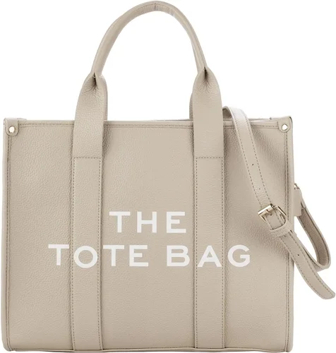charlore The Leather Tote Bag For Women, Womens Tote Bags with zipper,Can shouldercrossbody,Handbag