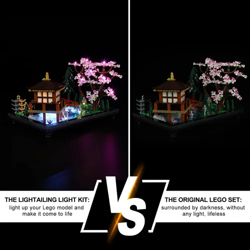 Miniatura 6 de LIGHTAILING Kit de iluminación LED para Lego- 10315 modelo de bloques de construcción de jardín tranquilo - Juego de luces LED compatible
