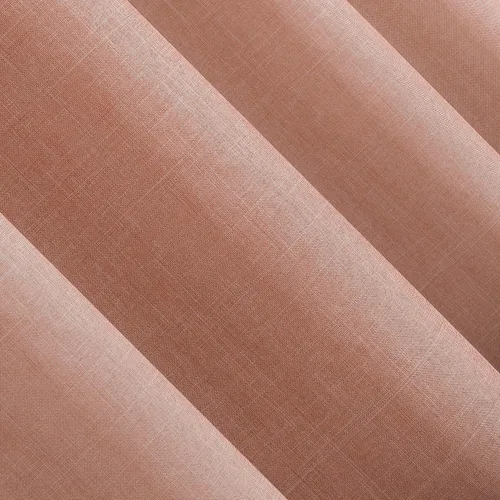 Miniatura 3 de No. 918 Trevor Paquete de 2 Par de Paneles de Cortinas Semitransparentes con Textura de Lino Jaspeado y Trabillas Superiores, 40" x 84", Rosa Agua