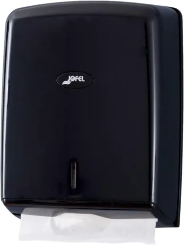 San Jamar Jofel Valor - Dispensador de toallas de papel con ventana de visualización para baño, cocinas y restaurantes, plástico, 600 servilletas,