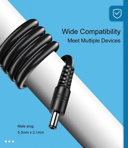 Miniatura 4 de Fuente de alimentación de adaptador de CA de 12 V 2 A compatible con el router inalámbrico Comcast Xfinity Belkin Netgear TP-Link Archer, compatible
