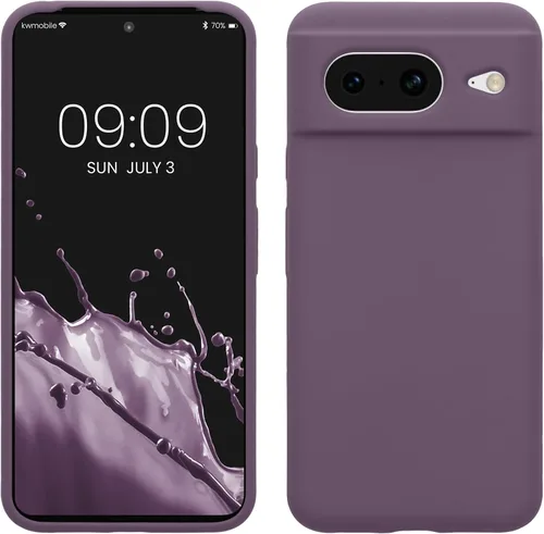 Miniatura 79 de kwmobile Funda compatible con Google Pixel 7 - Funda de silicona TPU con acabado suave - Piedra antigua