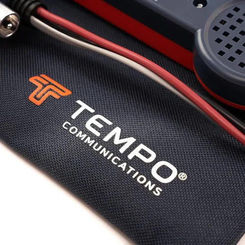 Miniatura 5 de TEMPO 200EP-G trazador de cables profesional con sonda, conector para auriculares, linterna, LED, punta conductora, toner de cables y rastreador