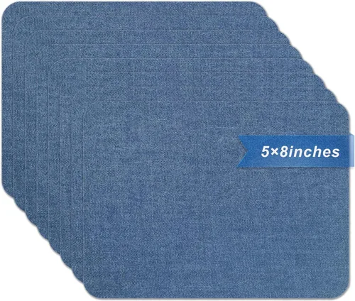 Miniatura 11 de Azobur Parches termoadhesivos de tela de nailon de 2.4 x 60 pulgadas, cinta adhesiva tenaz resistente al agua, parche para planchar para tienda
