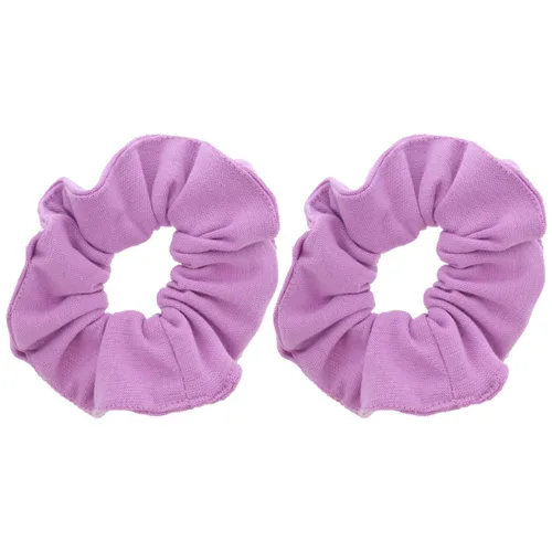 Miniatura 24 de Set of 2 Large Solid Scrunchies (Beige)