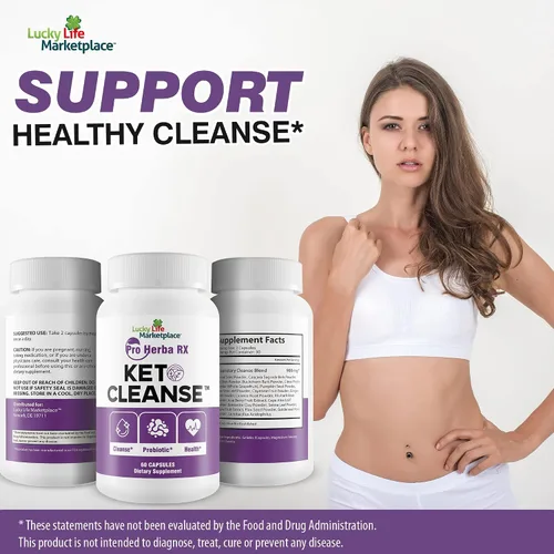 Miniatura 5 de Pro Herba RX KETO CLEANSE - Fórmula herbaria con probióticos - Limpieza Keto y desintoxicación naturalmente - Numerosos beneficios para la salud