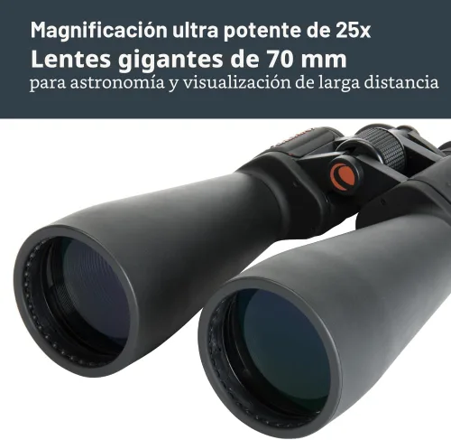 Miniatura 3 de Prismáticos negros 25 x 70 Celestron 71008 SkyMaster.