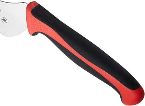 Miniatura 4 de Mercer Culinary Millennia Mango de color Cutlery 9" Cuchillo de pan con offset (borde ondulado) rojo