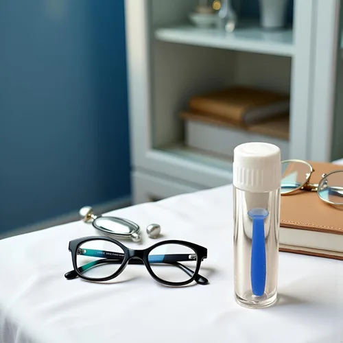 Miniatura 4 de Herramienta de lente de contacto de silicona suave conveniente azul Removedor de émbolo Insertador de lente escleral, para lentes duras suaves