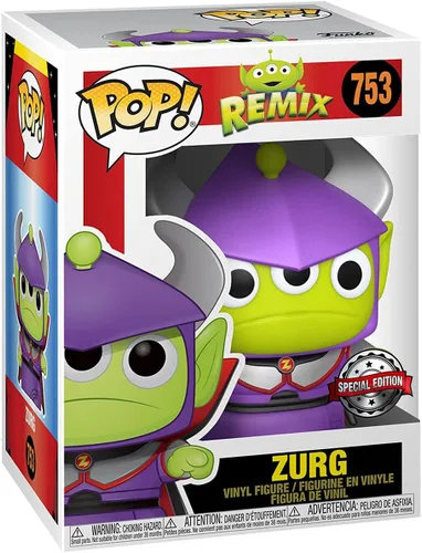 Funko Disney Toy Story Alien As Zurg (metálico) Figura de vinilo 753 Unisex Pop! Estándar, Vinilo,