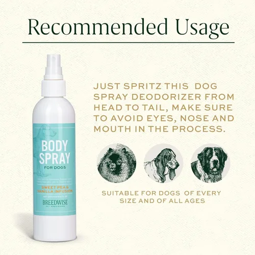 Miniatura 4 de Breedwise - Perfume en aerosol para perros, colonia de perro de larga duración para neutralizar olores, desodorante suave para cachorros y niebla