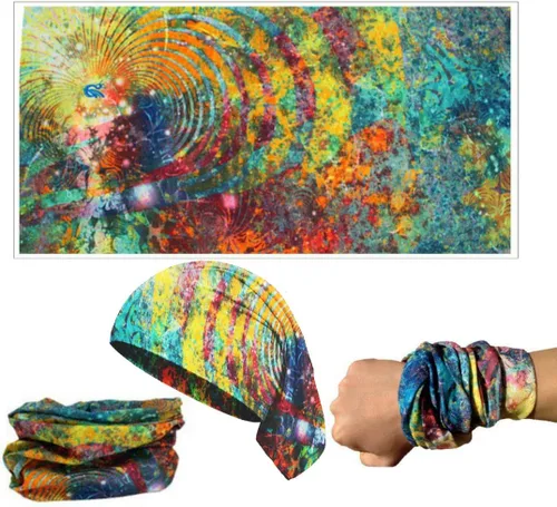 Miniatura 8 de Paliacate multifuncional como pasamontañas y cubrebocas para exteriores, deportes, ejercicio, yoga, protege contra rayos UV, Balaclava, L, 12 piezas