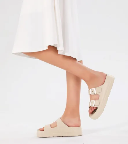 Miniatura 6 de Sandalias de plataforma para mujer con soporte de arco, hebilla ajustable, sandalias de playa para mujer, cómodas, ligeras, ultraacolchadas