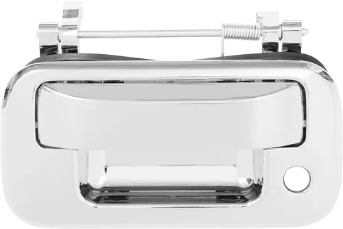 Miniatura 12 de Manija exterior de puerta trasera, compatible con Ford F150 F250 F350 F450 F550 Super Duty Explorer Lobo 2004-2016, Lincoln Mark LT, con orificio