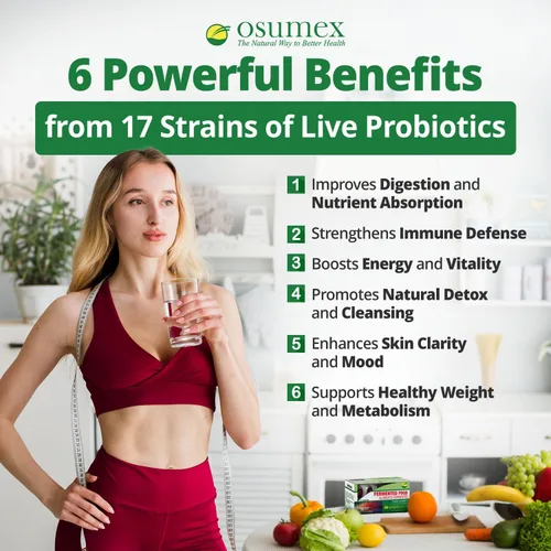 Miniatura 2 de Probióticos vivos de apoyo intestinal para mujeres y hombres, 60 cápsulas blandas vegetales-LB17 Suplemento probiótico diario para adultos