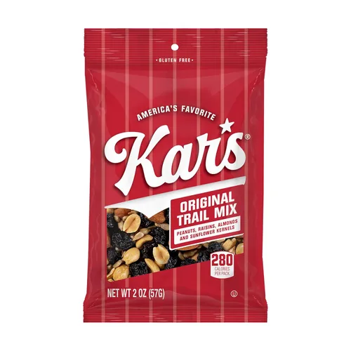 Miniatura 20 de Kar's Nuts Cranberry Almond Delight Trail Mix, paquetes individuales de 3 onzas, paquete a granel de 42, aperitivos sin gluten