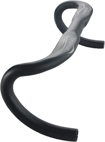 Miniatura 2 de UPANBIKE Manillar de 31,8 mm con caída, manillar curvo de 420 mm, manillar de aluminio para bicicleta de carretera, para bicicleta de carretera