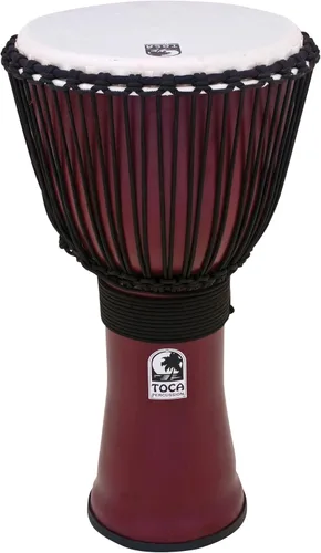 Miniatura 14 de Toca Freestyle II Mecánicamente Tuned Djembe - Puesta de sol africana