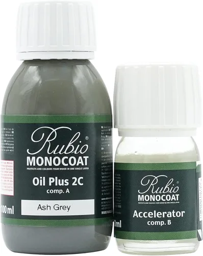 Miniatura 123 de Rubio Monocoat Tinte y acabado para madera de 650 pies cuadrados - Niebla Oil Plus 2C Aceite de linaza de secado rápido, ecológico