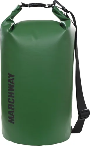 Miniatura 11 de MARCHWAY - Bolso seco flotante e impermeable 1.32/2.64/5.28/7.93/10.57 galones, parte superior enrollable, mantiene secos equipos de kayak rafting