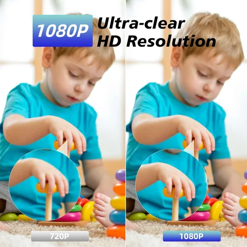 Miniatura 4 de NJINALW Módulo de mini cámara oculta DIY – HD 1080P Wireless Niñera Cam – Cámaras de seguridad WiFi pequeñas portátiles para el hogar