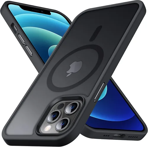 Miniatura 26 de Anqrp Funda magnética a prueba de golpes para iPhone 11, [compatible con MagSafe] [probada contra caídas de grado militar] Funda delgada de silicona