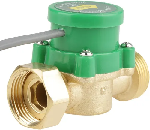 Miniatura 6 de Hilitand Interruptor del sensor de flujo de agua HT-120 AC 220V G3/4"-3/4" Interruptor del sensor de flujo de la bomba de agua del hilo