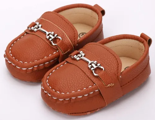 Miniatura 2 de QIETION Mocasines para bebés recién nacidos, para niños y niñas, zapatos de cuna con suela suave, antideslizantes, perfectos para bautizogateoboda