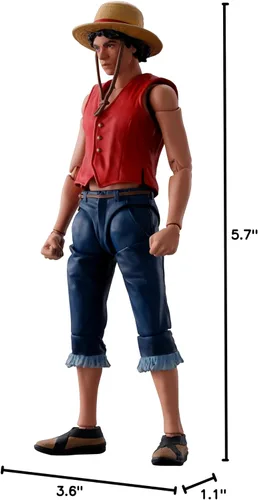 Miniatura 10 de TAMASHII NATIONS - Una serie de Netflix: One Piece - Monkey D. Luffy S.H.Figuarts figura de acción